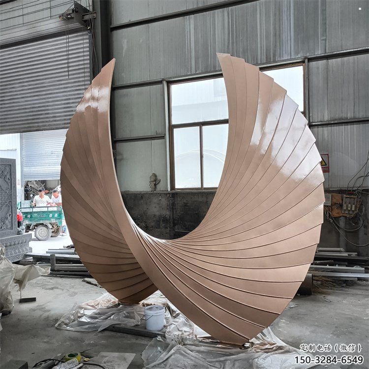 羽翼雕塑工廠優(yōu)選，城市裝飾，景觀不銹鋼羽翼雕塑供給