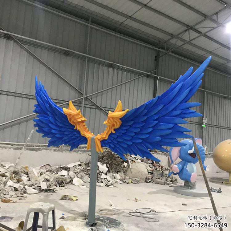 羽翼雕塑選定，美陳雕塑，藝術(shù)不銹鋼羽翼雕塑優(yōu)選