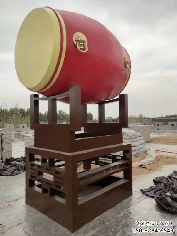 噴漆戰(zhàn)鼓雕塑