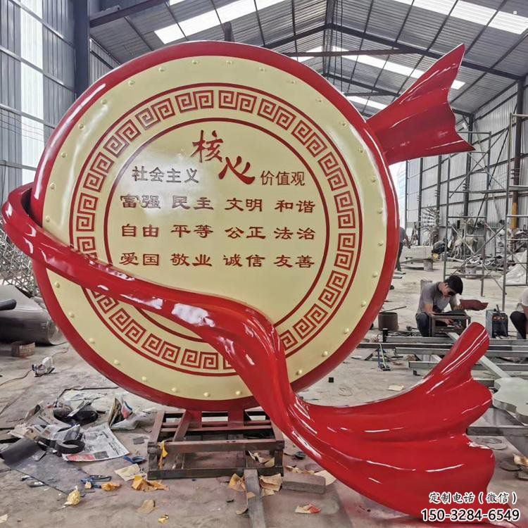 現(xiàn)代戰(zhàn)鼓雕塑