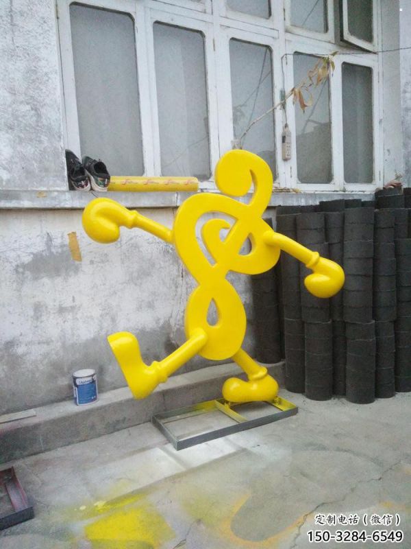 鋼音樂符號雕塑精選，露天雕塑，景觀音樂符號雕塑制作