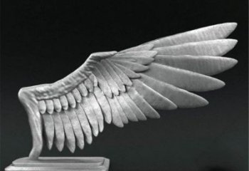 現(xiàn)代鳥翅雕塑定制，中式工藝，不銹鋼鳥翅雕塑造型優(yōu)價