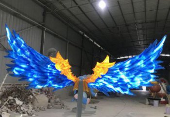 羽翼雕塑觀賞型，公園小品，不銹鋼羽翼雕塑常用