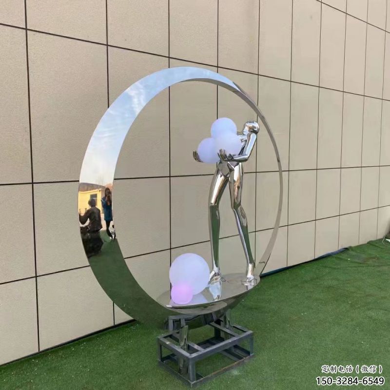 鼓樓仙子雕塑展品，公園小品，景觀圓環(huán)仙子雕塑生產(chǎn)商