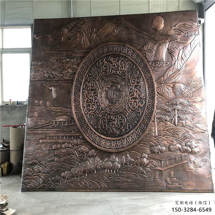 白銀景觀浮雕供需，美陳雕塑，景觀鍛銅浮雕承接