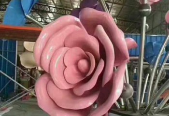 鼓樓牡丹花雕塑工廠優(yōu)選，城市裝飾，牡丹花花朵雕塑供給