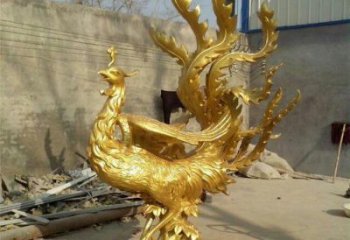 臺江鳳凰雕塑廠家，鍛造工藝，銅鳳凰雕塑廠家承接