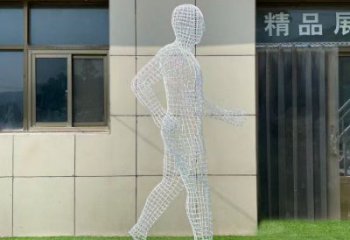 三明鏤空運動員雕塑服務商，美陳雕塑，鐵藝體育人物雕塑精選