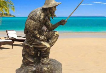 嘉峪關(guān)抽象姜太公雕塑