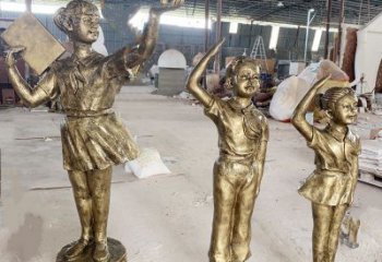 汕尾學(xué)生少先隊(duì)員雕塑