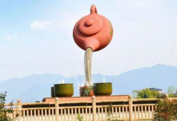 玉林公園天壺雕塑工廠，不銹鋼材質(zhì)，圓雕形式