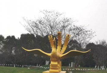 河池鳳凰雕塑選用，美陳雕塑，鑄銅鳳凰雕塑工藝廠家
