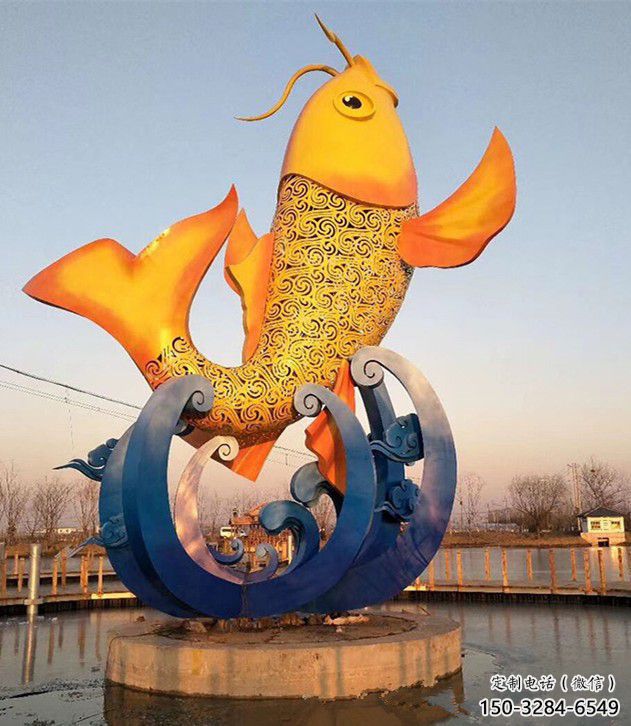 畢節(jié)園林鯉魚雕塑