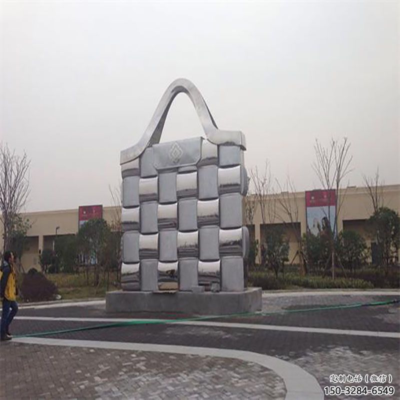五指山景觀背包雕塑優(yōu)選，陸地?cái)[件，園林不銹鋼背包雕塑供應(yīng)