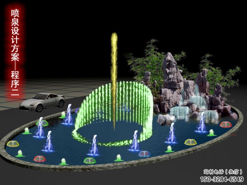 文昌旱地漂浮噴泉雕塑，水景藝術(shù)噴泉雕塑生產(chǎn)商