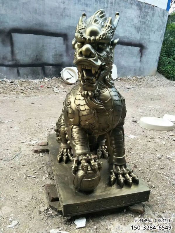 定安校園麒麟雕塑，拉絲海洋雕塑，卡通主題