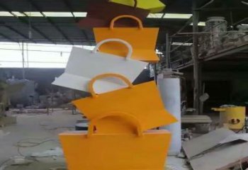 邢臺烤漆挎包雕塑制造商，室外軟裝，景觀挎包雕塑制作
