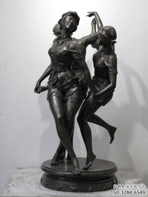 道里住宅小區(qū)跳舞雕塑