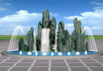 綏化電影變頻噴泉雕塑，水景噴泉雕塑承接