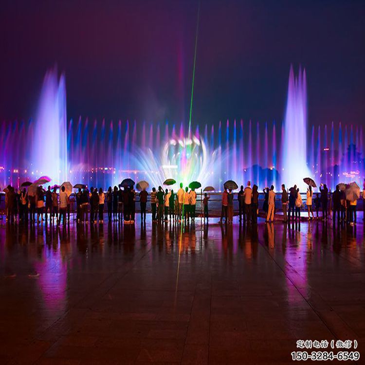 黃岡水景程控噴泉雕塑，高噴循環(huán)噴水方式設(shè)計(jì)