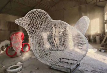 建鄴鏤空小鳥雕塑精選，陸地擺件，鐵藝鳥兒雕塑精品