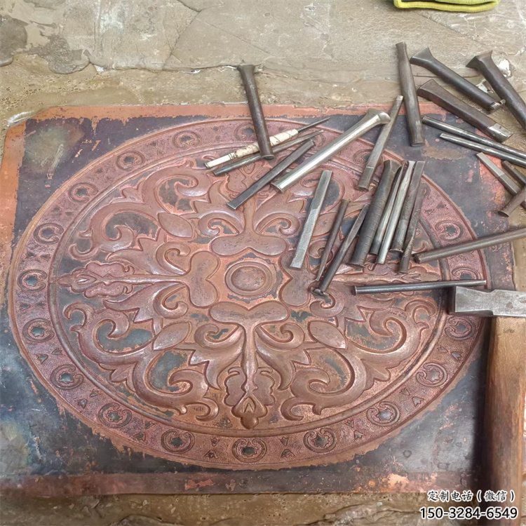 萍鄉(xiāng)花卉浮雕精品，鍛銅構(gòu)件，別墅花卉浮雕廠家