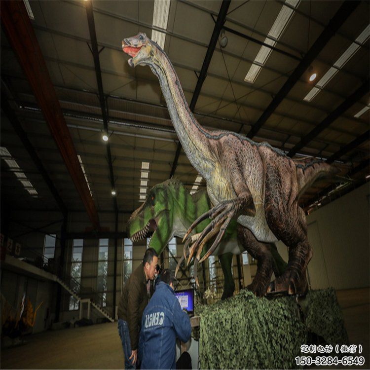 遼陽(yáng)戶外恐龍雕塑通用，多彩藝術(shù)，景觀玻璃鋼恐龍雕塑供應(yīng)