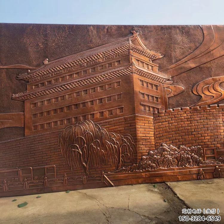 海南藝術(shù)浮雕精選，街道標(biāo)識(shí)，景觀鍛銅浮雕指用