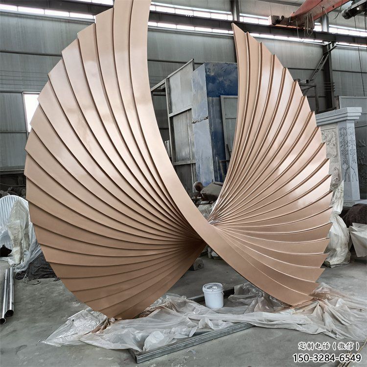 東營羽翼雕塑常用，景觀概念，不銹鋼羽翼雕塑展品