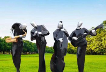 沈陽(yáng)住宅小區(qū)吹拉彈唱雕塑