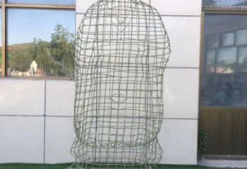 烏蘭察布鏤空孔子雕塑訂做，景區(qū)雕塑，鐵藝古代人物雕塑定價