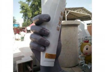 湟中手卷雕塑優(yōu)選，室外雕塑，玻璃鋼手卷雕塑優(yōu)選