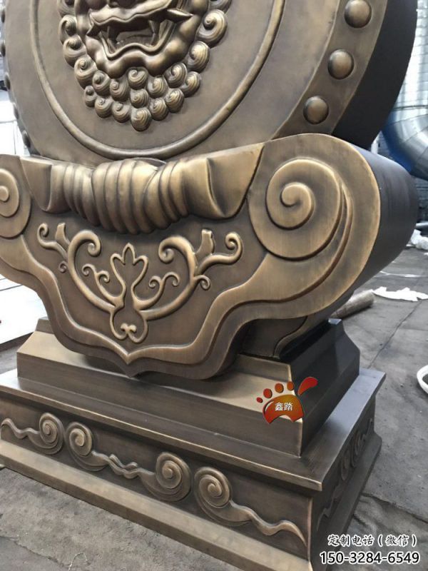 那曲抱箍鑄造觀賞型，露天雕塑，鑄銅抱箍雕塑訂做